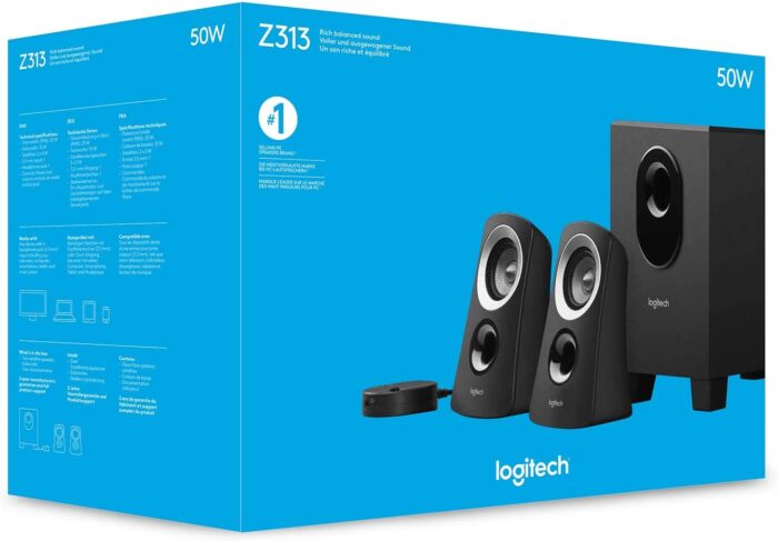 Enceinte Logitech Z313 Système de Haut-Parleurs 2.1 avec Subwoofer – Image 5