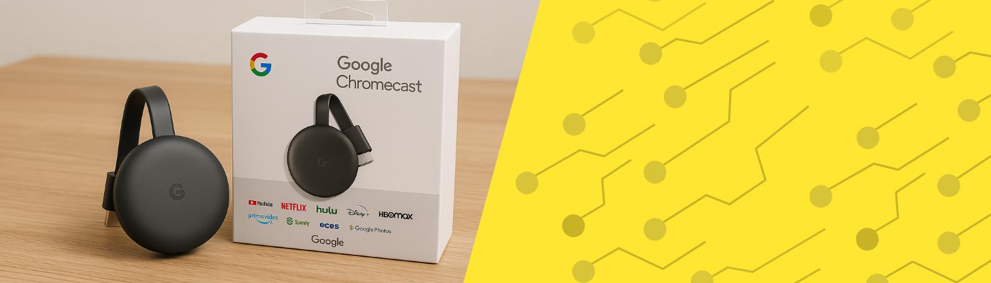 GOOGLE Chromecast 3 édition Charbon banner