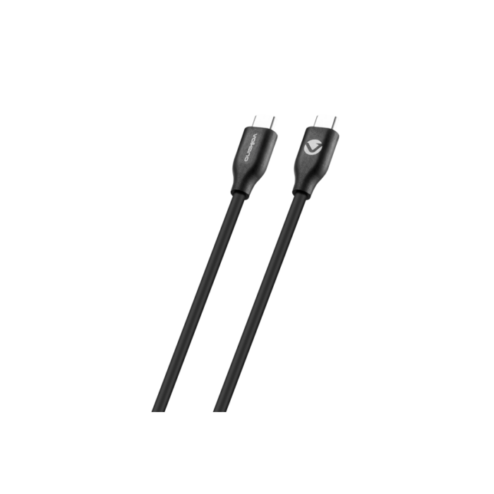 CABLE  Type-C/C 2.5M VOLKANO  Flexi 60W- Black – Image 2