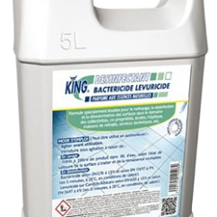 KING - Détergent Désinfectant Désodorisant Bactéricide Levuricide Parfum Citronnelle