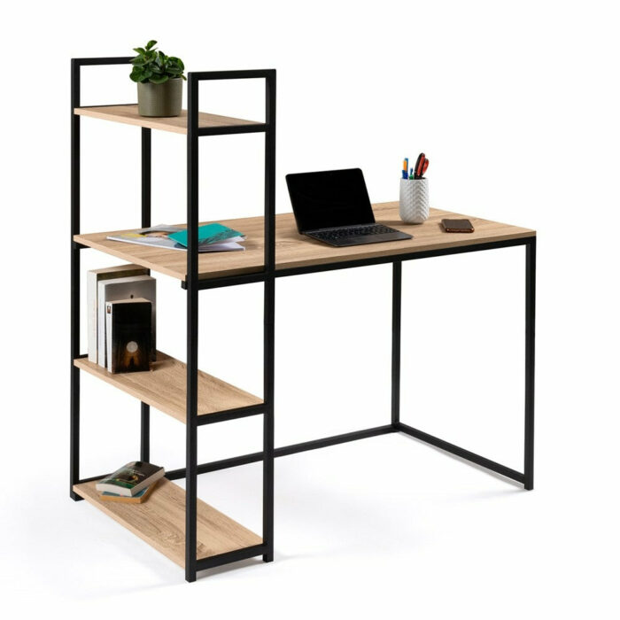 BUREAU MENPHIS AVEC ETAGERES – Image 3