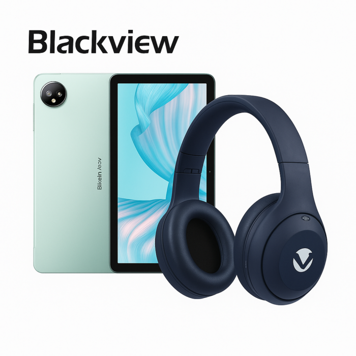 OFFRE DUO TABLETTE BLACKVIEW Tab 80 avec Casque VOLKANO SoundSweeper