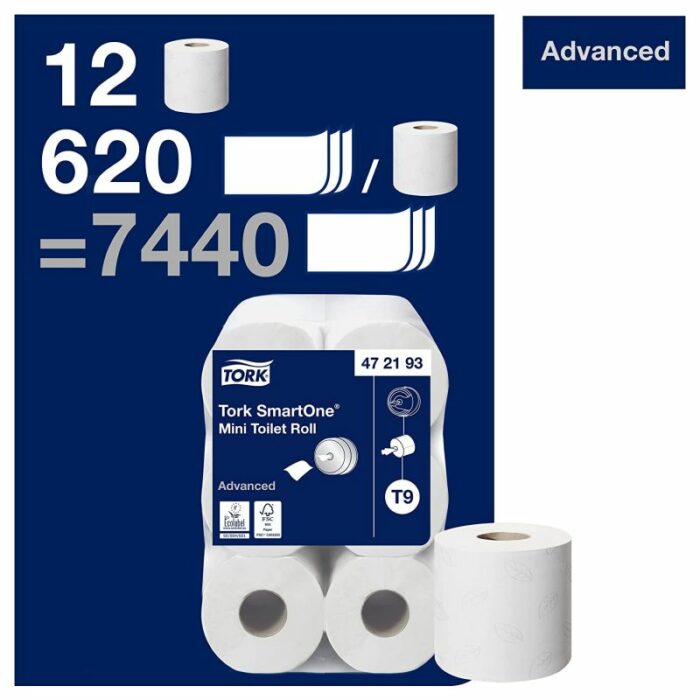 TORK - Rouleaux papier toilette Mini SmartOne pour distributeur T9 – Image 3