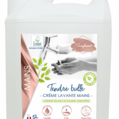 SIMPLEMENT TENDRE BULLE - Savon mains parfum fleur de lin 5 L