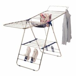 SECHOIR INOX AVEC PORTE CINTRES