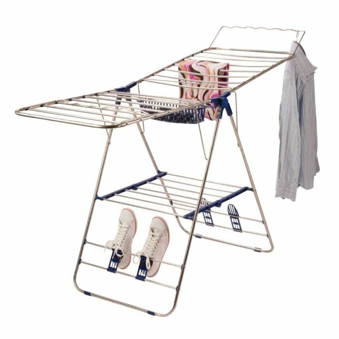 SECHOIR INOX AVEC PORTE CINTRES