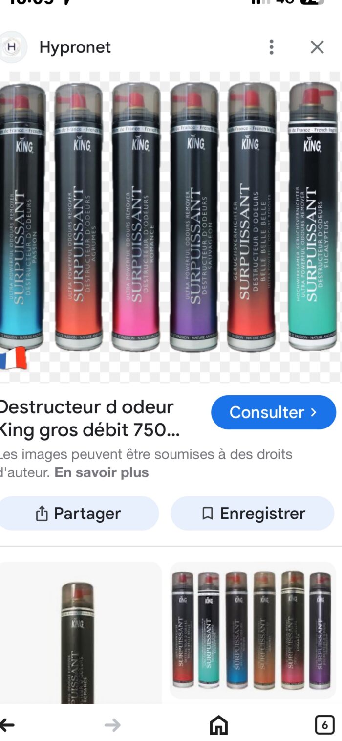 Destructeur d odeur coton fleuri 750ml