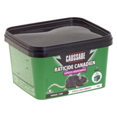 CAUSSADE RATICIDE CANADIEN - Pat appât souricide raticide espèces résistantes