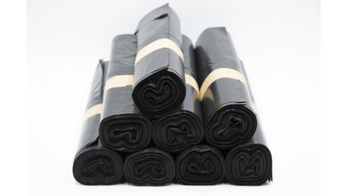SAC POUBELLE 50L Noir - Carton de 8 rouleaux de 25 sacs