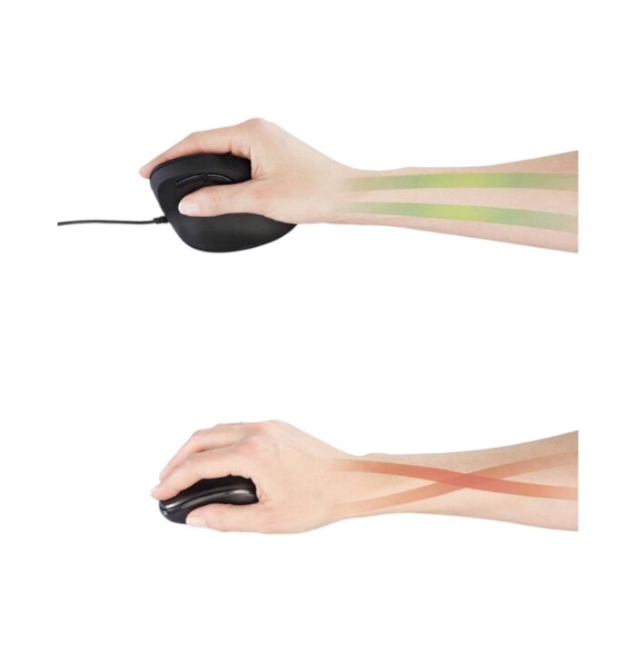 SOURIS HAMA EMC-500 Ergo verticale optique filaire USB – Image 3
