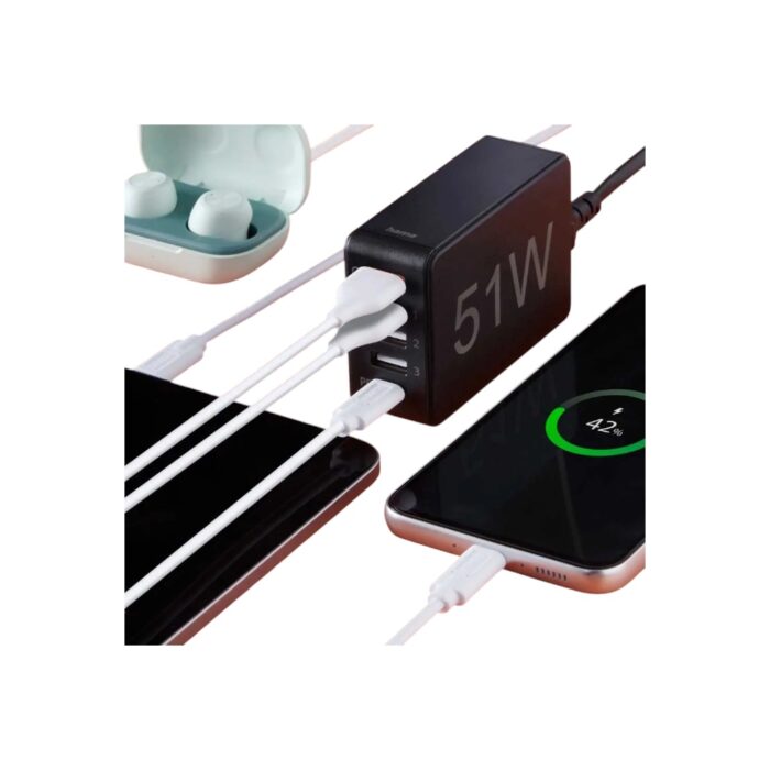CHARGEUR HAMA ALIM USB-C 4xUSB-A 51W 1,00m – Image 2